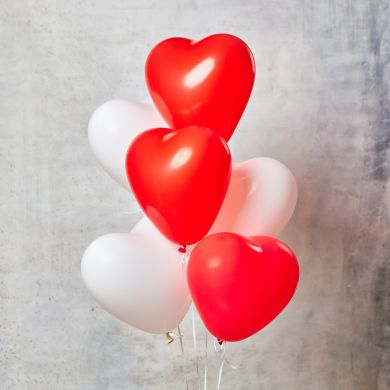 Шар гелиевый в форме сердца
